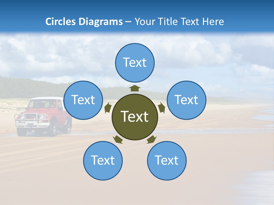 Noosaville Sand Sky PowerPoint Template