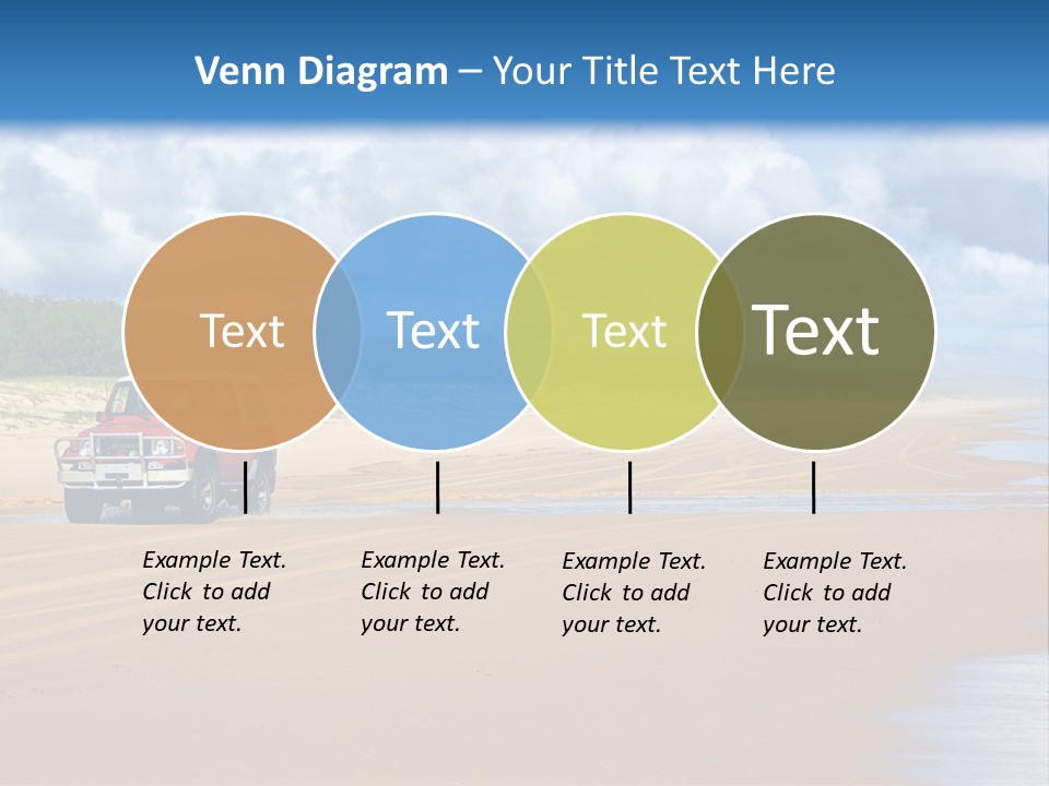 Noosaville Sand Sky PowerPoint Template