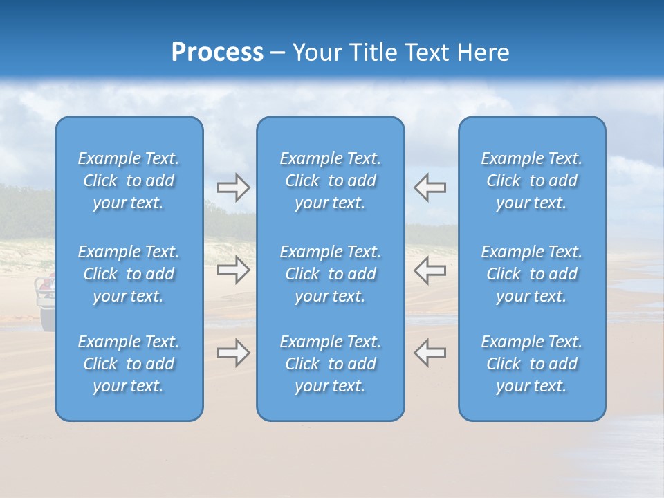 Noosaville Sand Sky PowerPoint Template