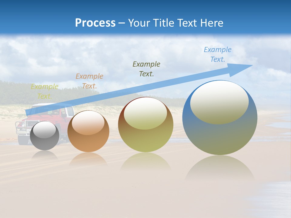 Noosaville Sand Sky PowerPoint Template