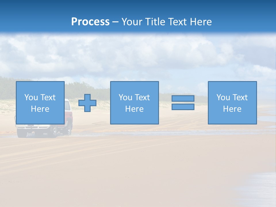 Noosaville Sand Sky PowerPoint Template