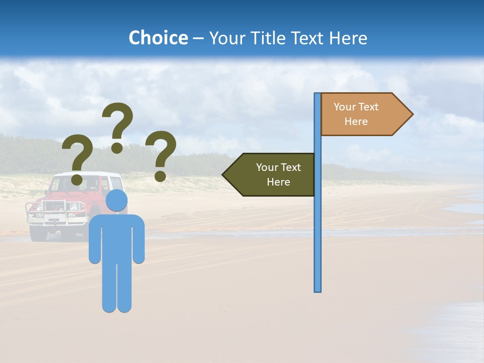 Noosaville Sand Sky PowerPoint Template