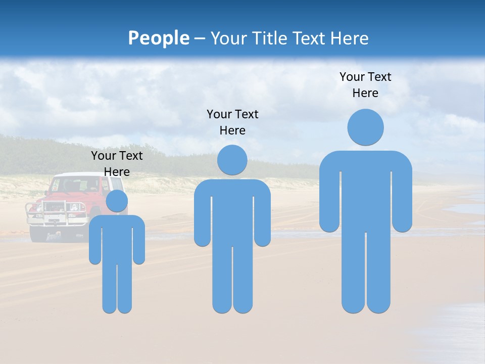 Noosaville Sand Sky PowerPoint Template