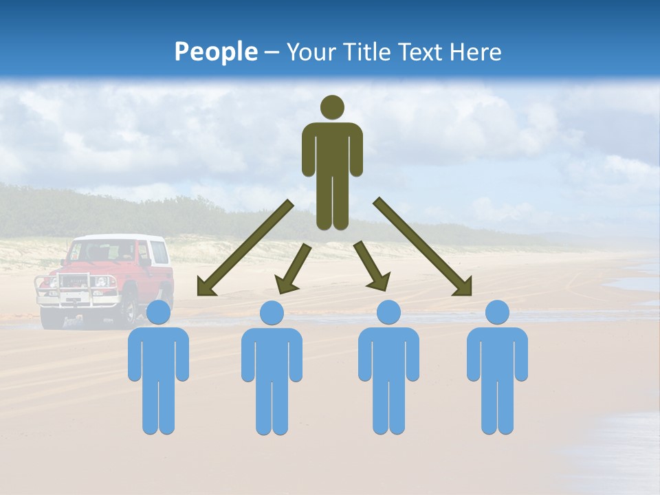 Noosaville Sand Sky PowerPoint Template