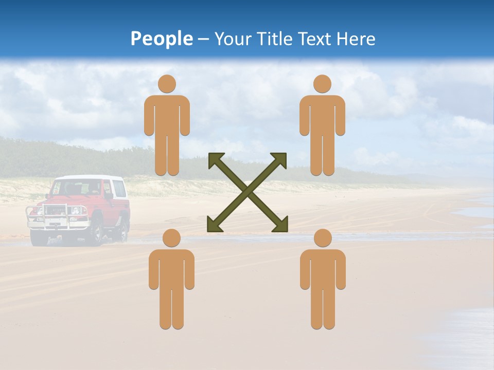 Noosaville Sand Sky PowerPoint Template