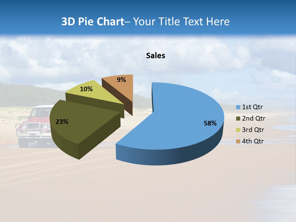 Noosaville Sand Sky PowerPoint Template