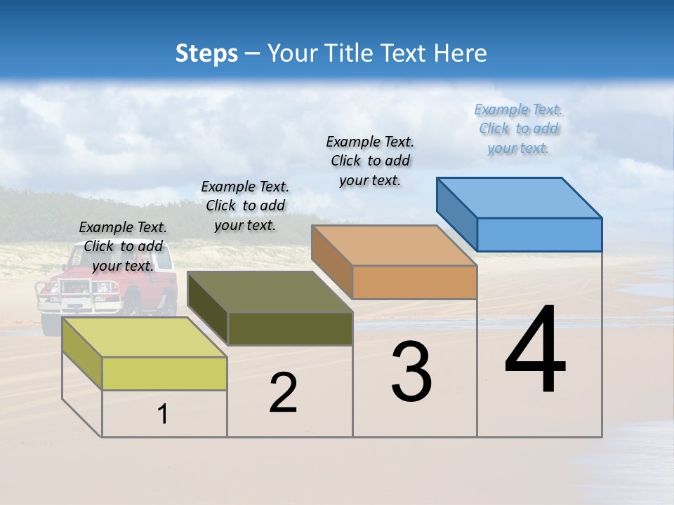 Noosaville Sand Sky PowerPoint Template