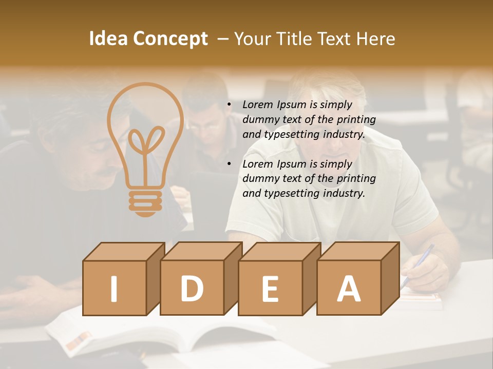Problem Concentration Reference PowerPoint Template