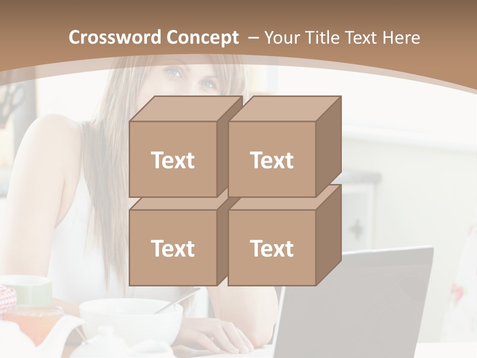 Computer Charming Wifi PowerPoint Template