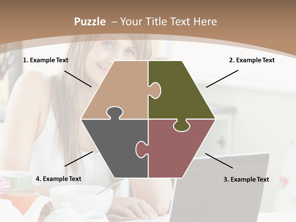 Computer Charming Wifi PowerPoint Template