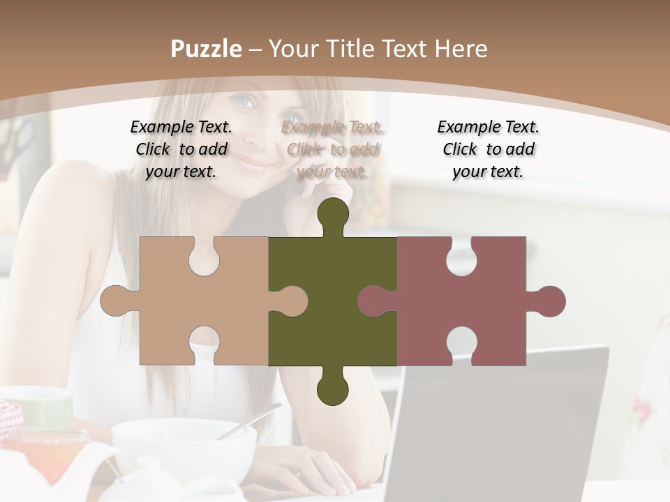 Computer Charming Wifi PowerPoint Template
