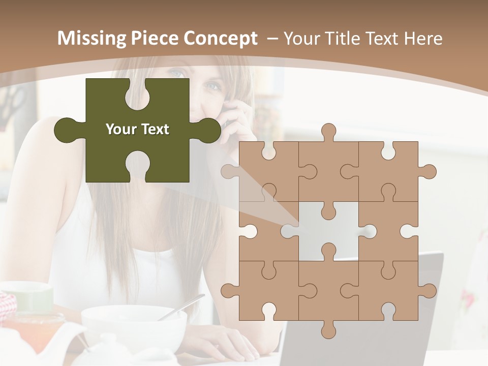 Computer Charming Wifi PowerPoint Template