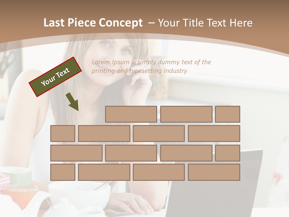 Computer Charming Wifi PowerPoint Template
