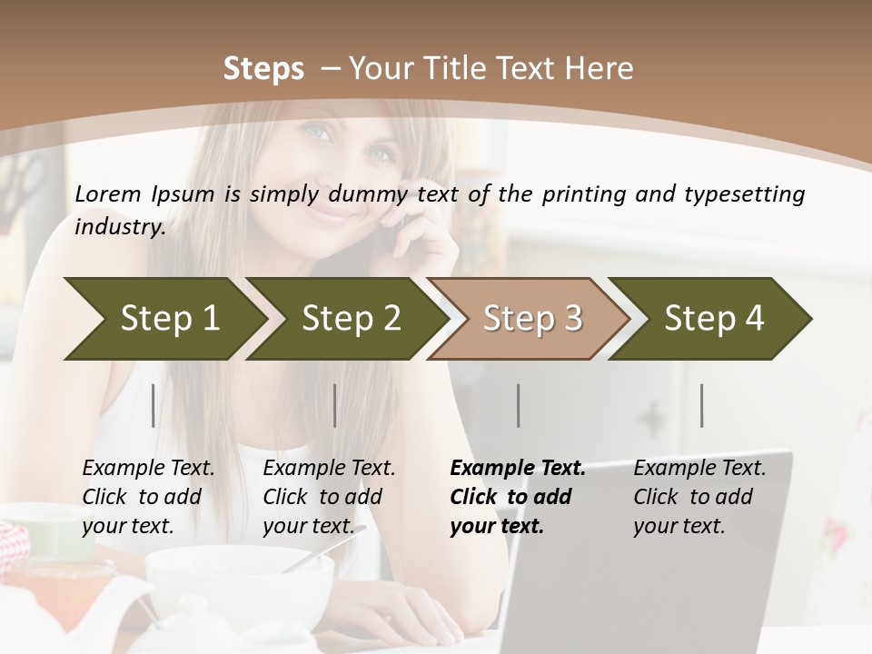 Computer Charming Wifi PowerPoint Template