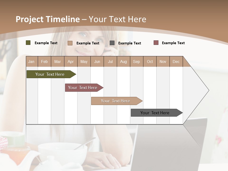 Computer Charming Wifi PowerPoint Template