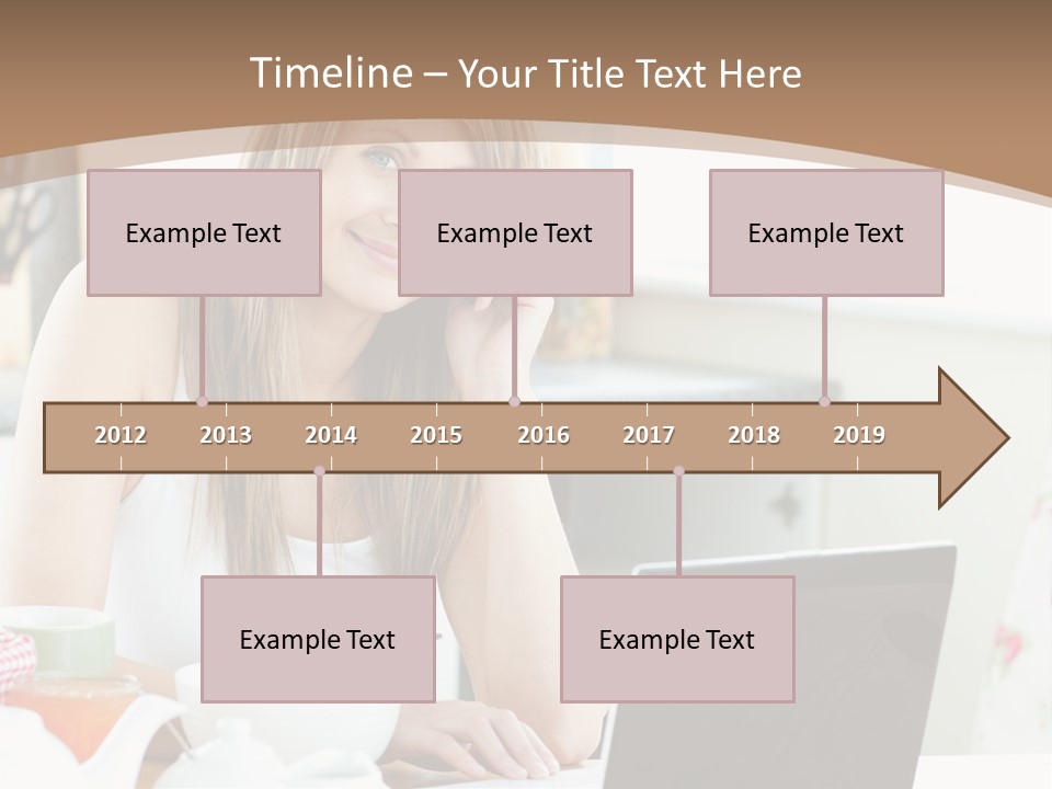 Computer Charming Wifi PowerPoint Template