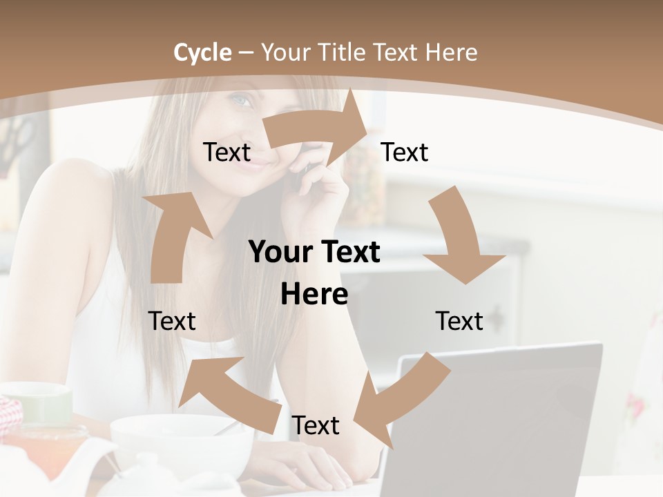 Computer Charming Wifi PowerPoint Template