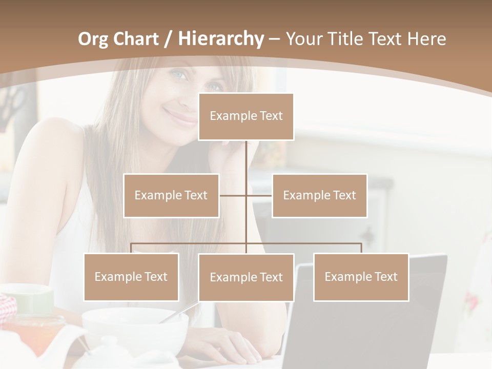 Computer Charming Wifi PowerPoint Template