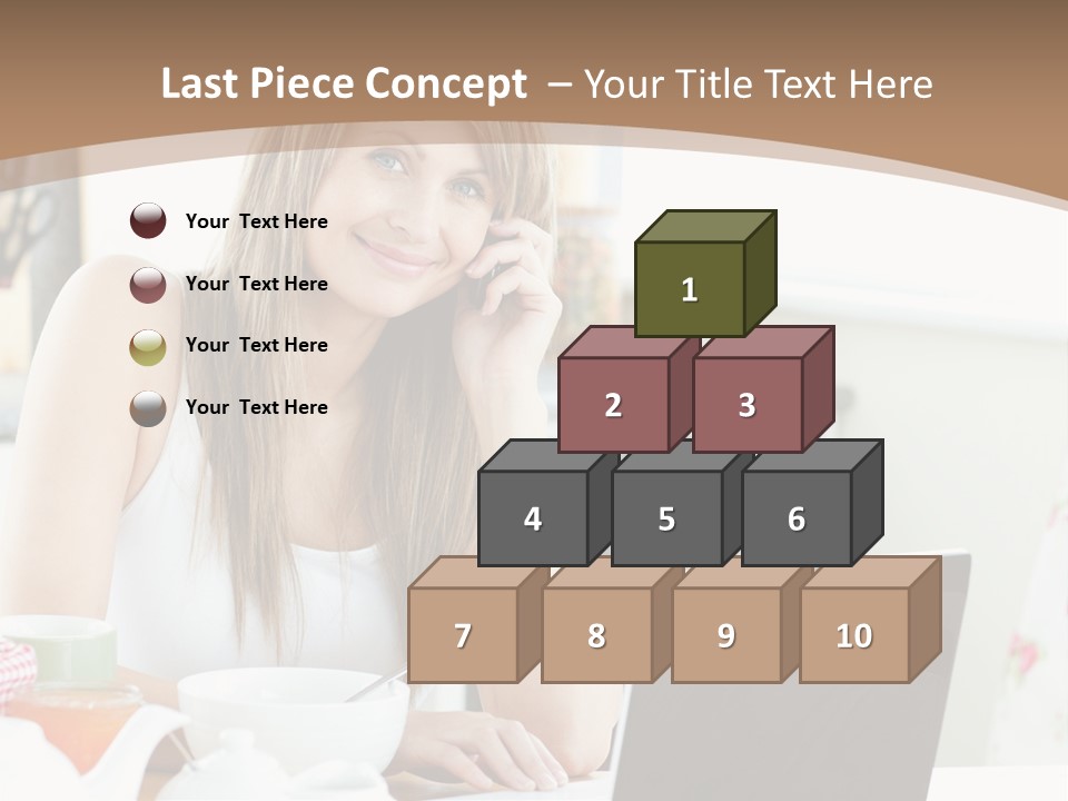 Computer Charming Wifi PowerPoint Template