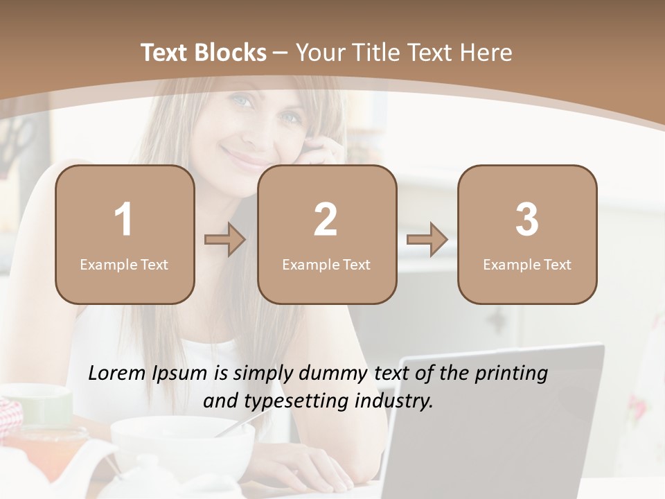 Computer Charming Wifi PowerPoint Template