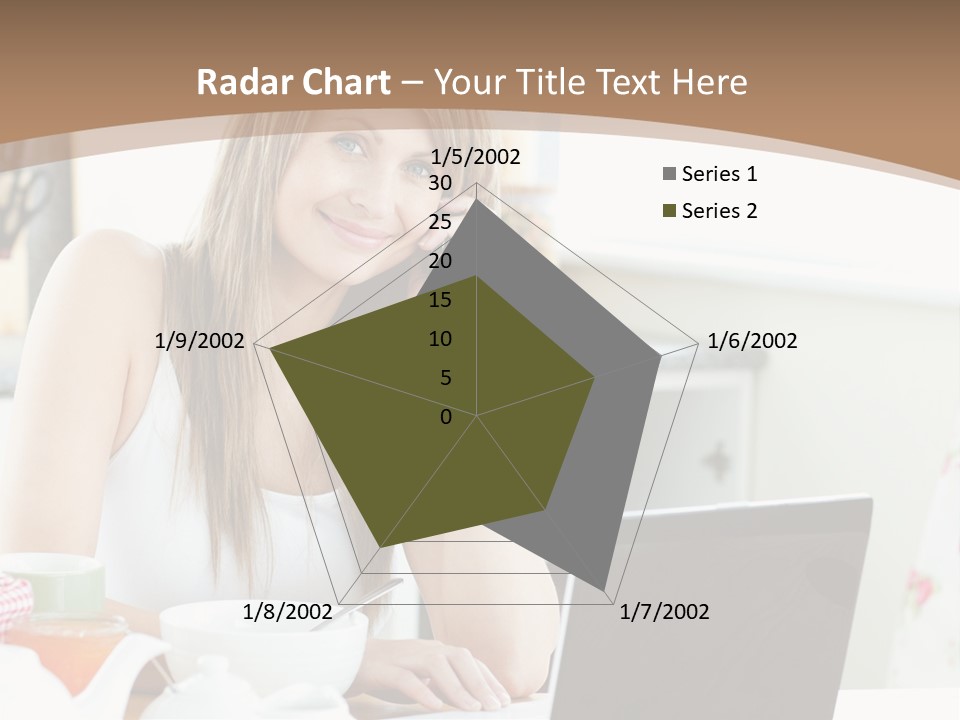 Computer Charming Wifi PowerPoint Template