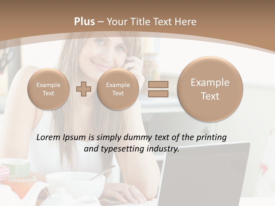 Computer Charming Wifi PowerPoint Template