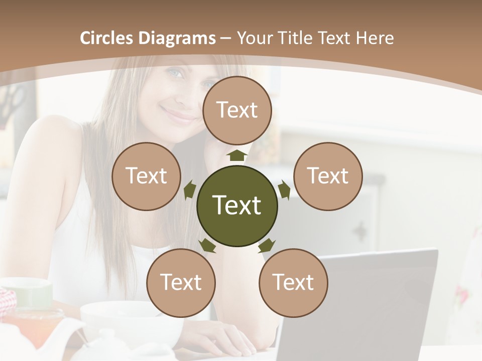 Computer Charming Wifi PowerPoint Template