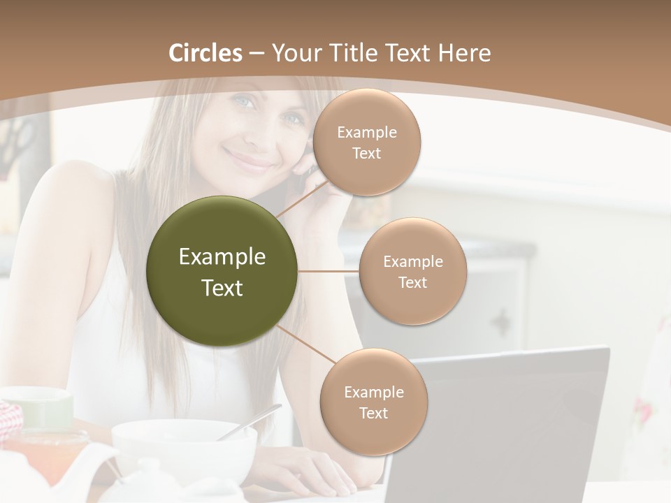 Computer Charming Wifi PowerPoint Template