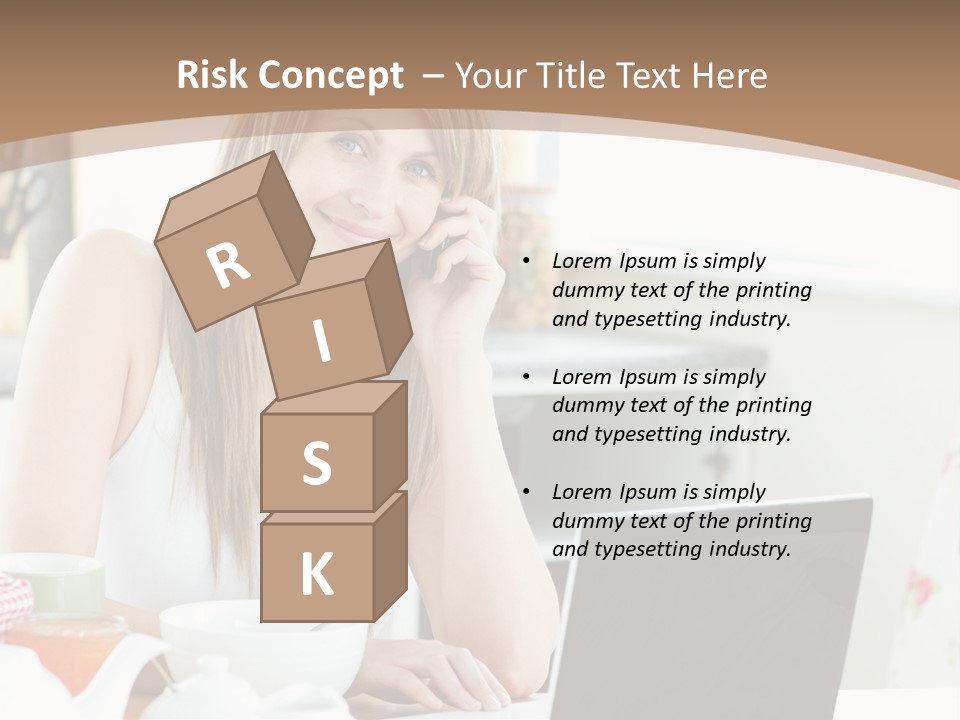 Computer Charming Wifi PowerPoint Template