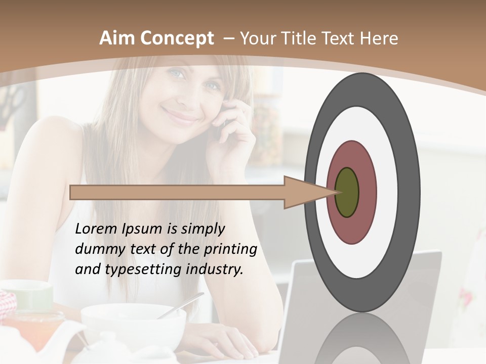 Computer Charming Wifi PowerPoint Template