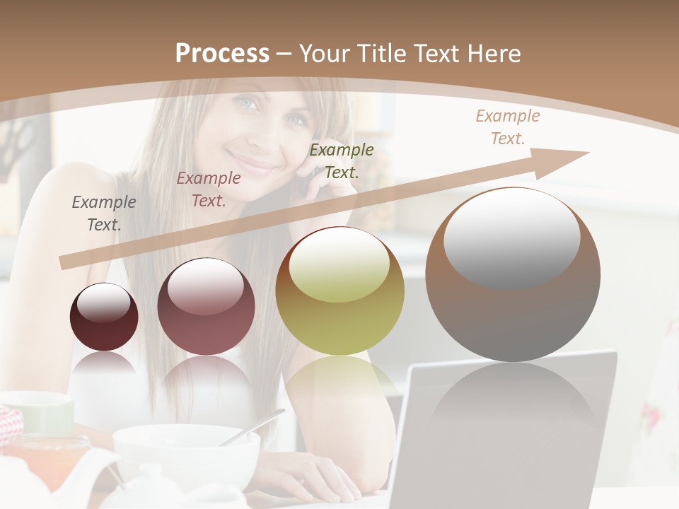 Computer Charming Wifi PowerPoint Template