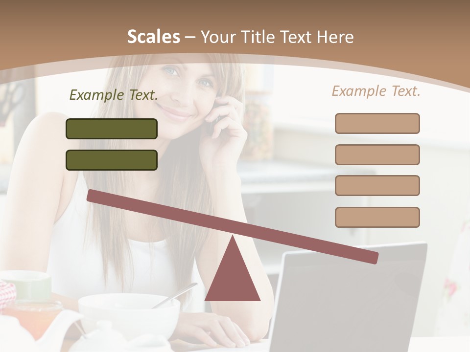 Computer Charming Wifi PowerPoint Template