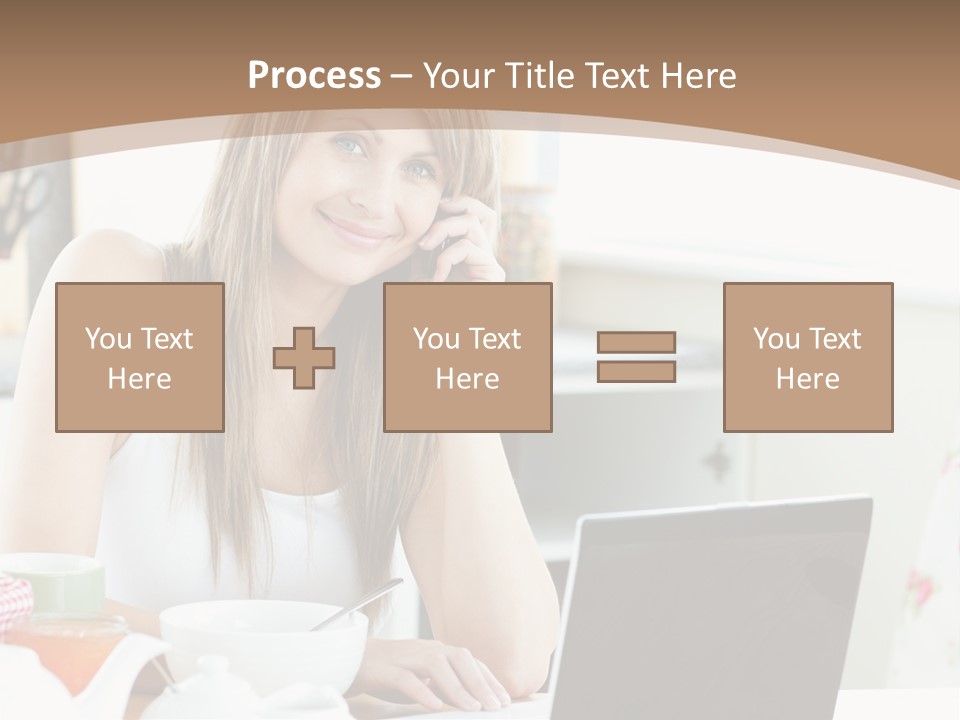 Computer Charming Wifi PowerPoint Template
