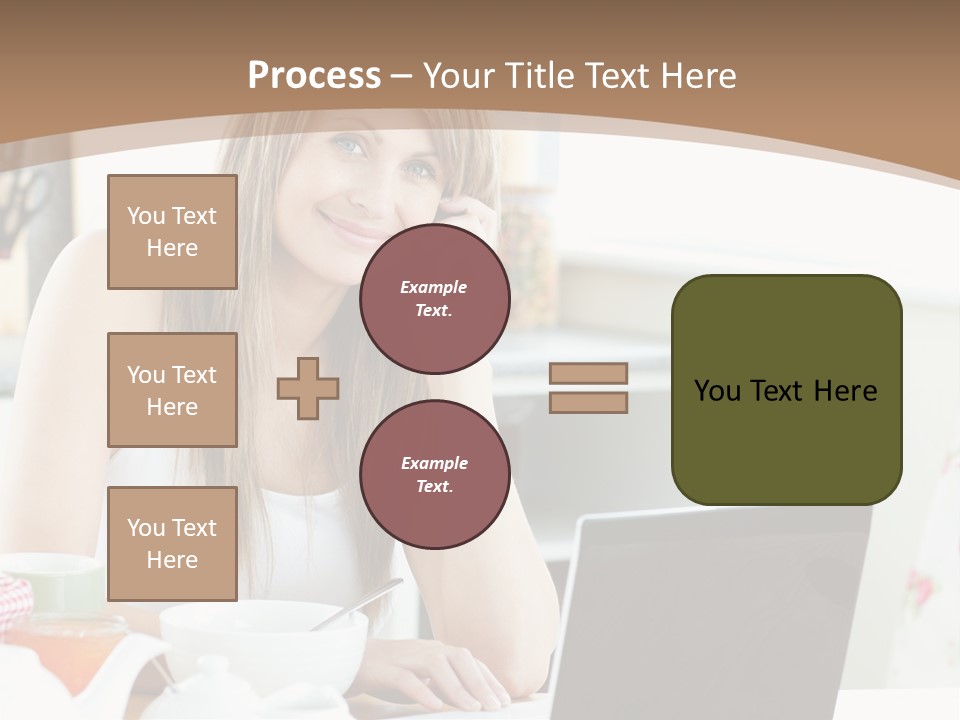 Computer Charming Wifi PowerPoint Template