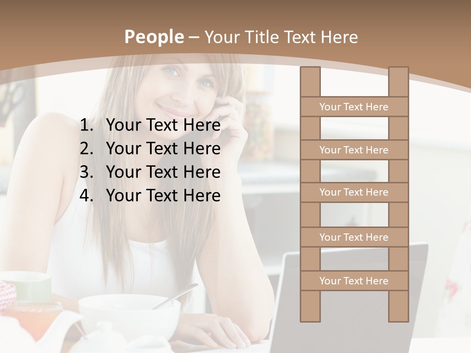 Computer Charming Wifi PowerPoint Template