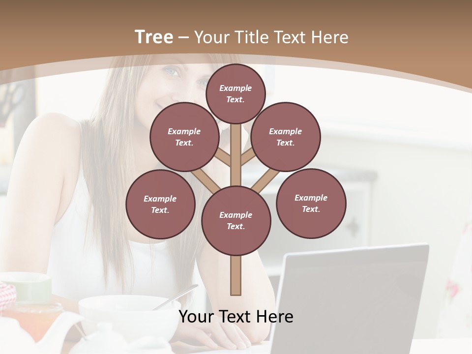 Computer Charming Wifi PowerPoint Template