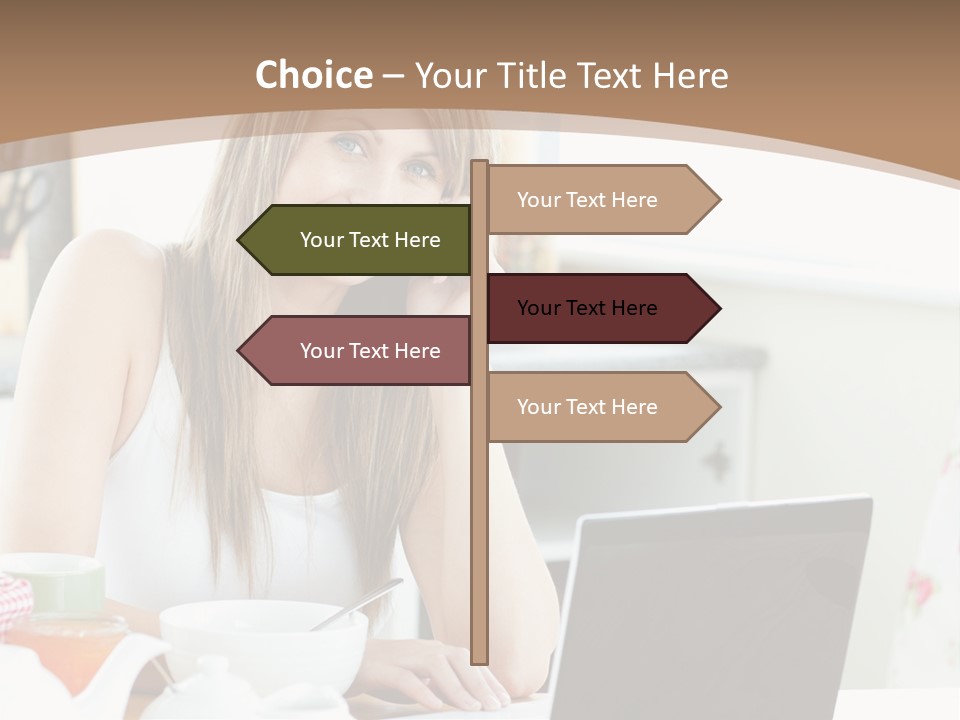 Computer Charming Wifi PowerPoint Template