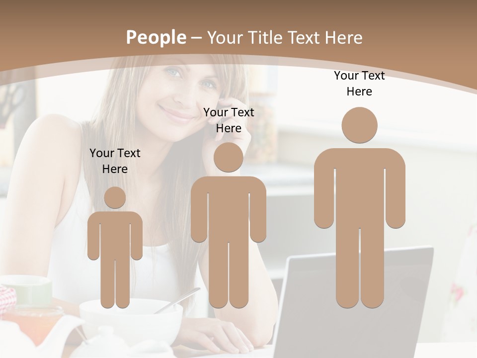 Computer Charming Wifi PowerPoint Template