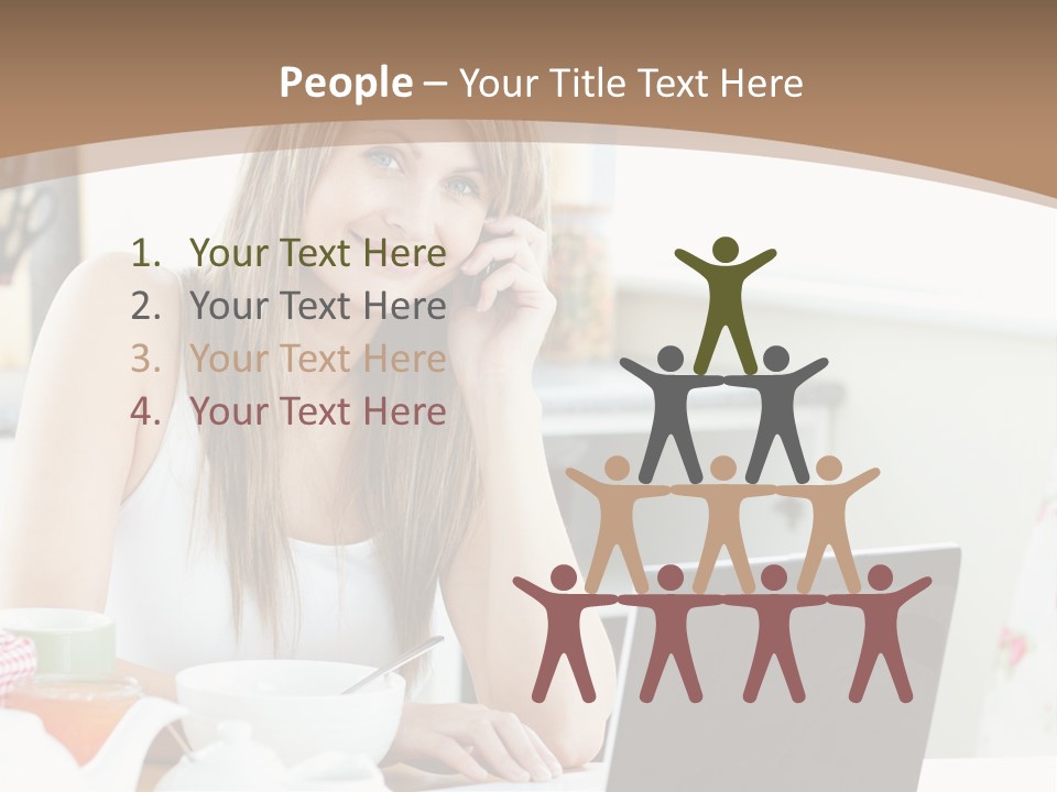 Computer Charming Wifi PowerPoint Template