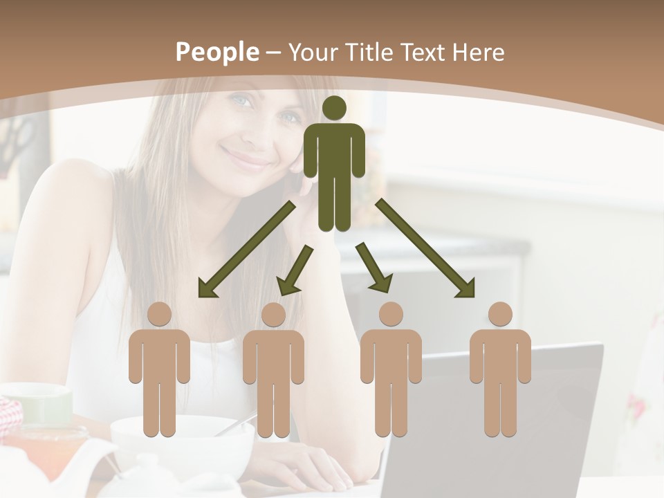 Computer Charming Wifi PowerPoint Template