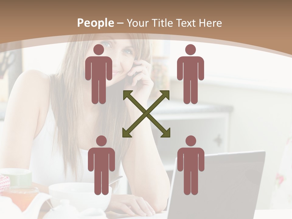 Computer Charming Wifi PowerPoint Template