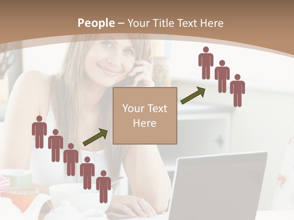 Computer Charming Wifi PowerPoint Template