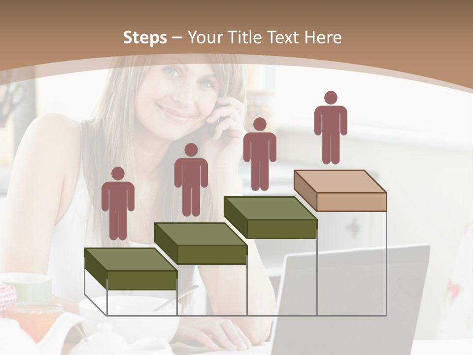 Computer Charming Wifi PowerPoint Template