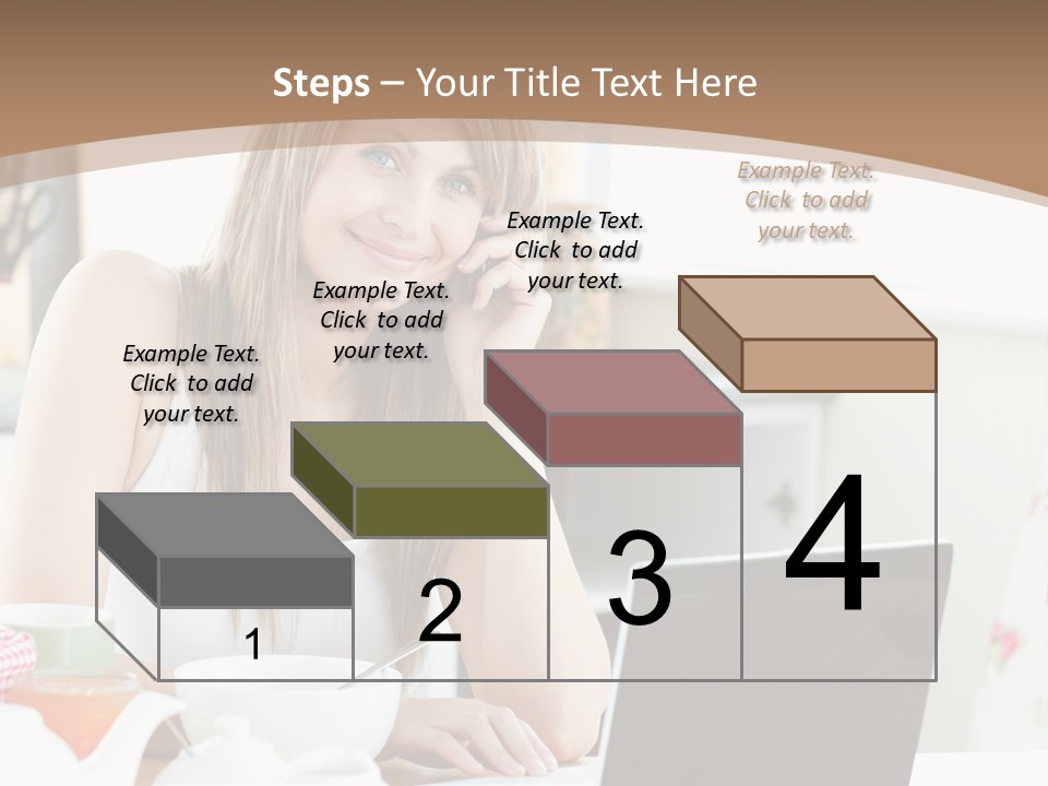 Computer Charming Wifi PowerPoint Template