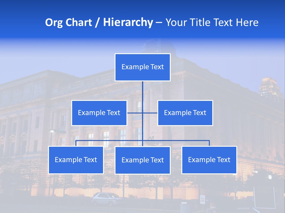 Cleveland Usa Hall PowerPoint Template