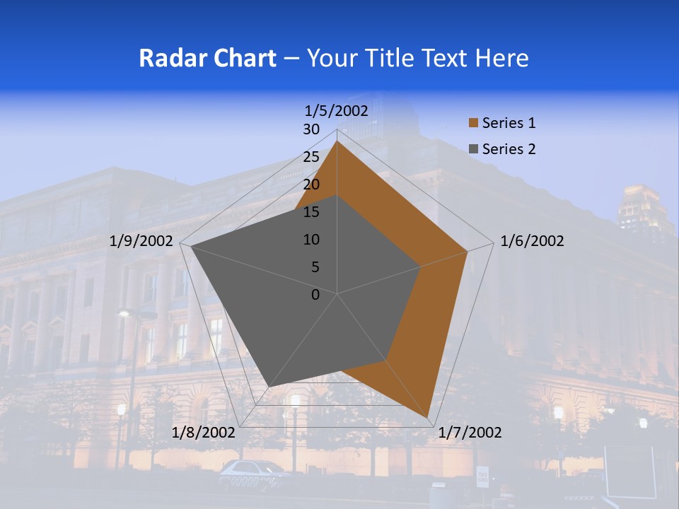Cleveland Usa Hall PowerPoint Template