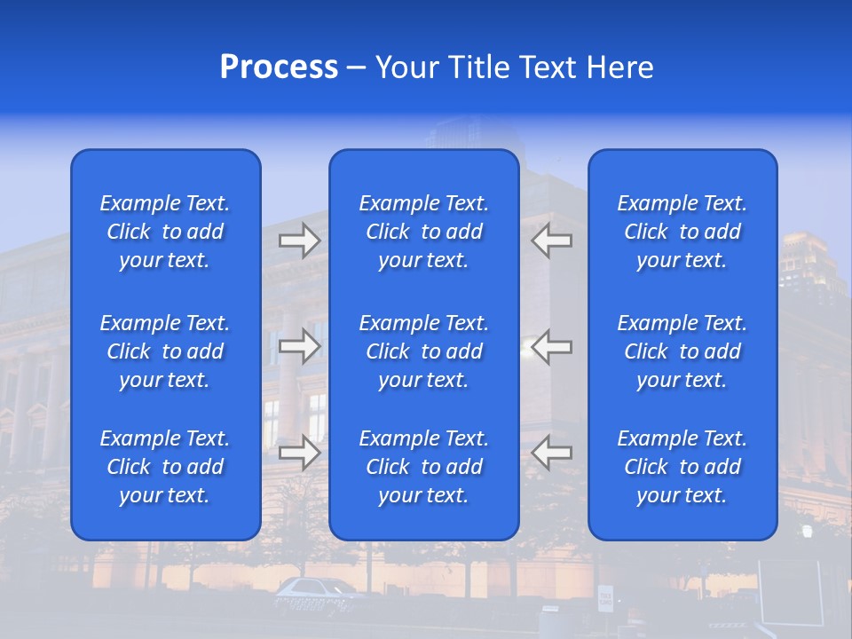 Cleveland Usa Hall PowerPoint Template