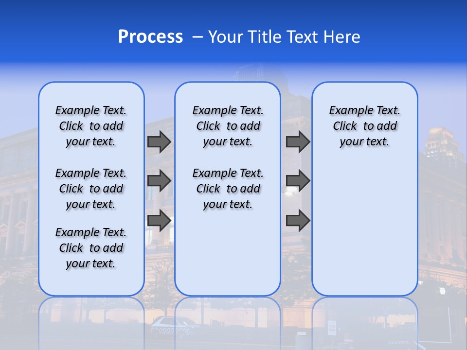 Cleveland Usa Hall PowerPoint Template