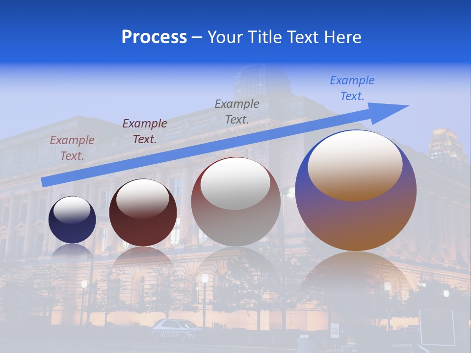 Cleveland Usa Hall PowerPoint Template