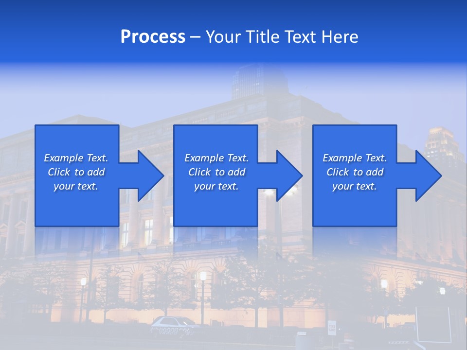 Cleveland Usa Hall PowerPoint Template